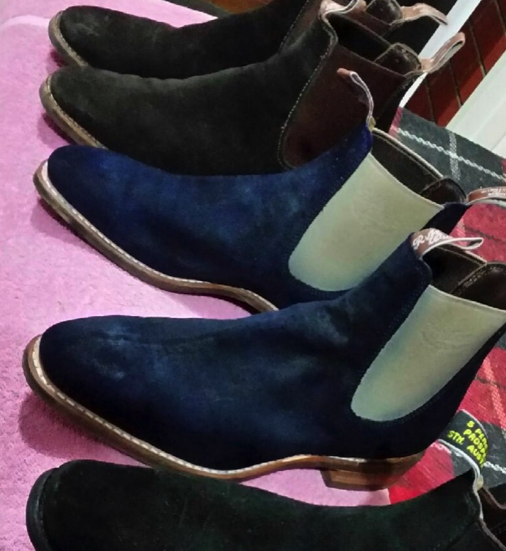 rm williams blue boots